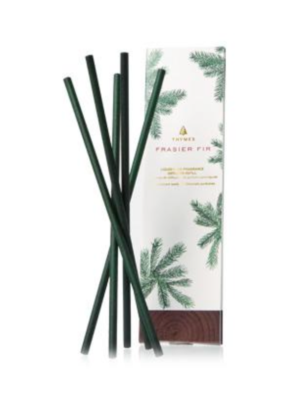 Thymes Frasier Fir Petite Diffuser Vase Set and Candle 