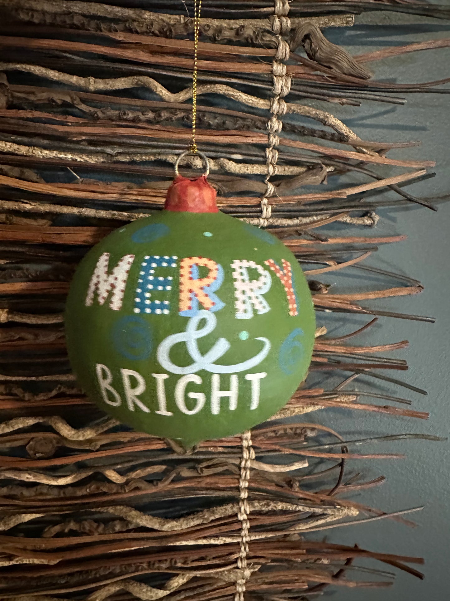 Paper, Mâché, Festive Holiday Ornaments