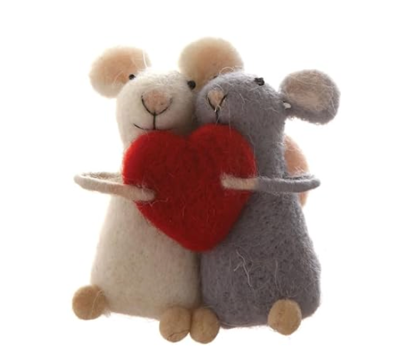 Mouse Heart Ornament