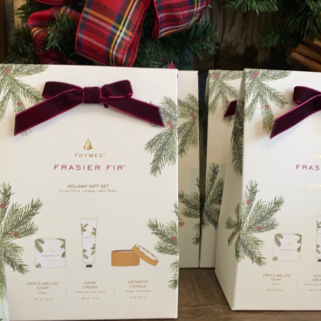 Frasier Fir Gift Set - Hand Cream, Travel Tin, and Bar Soap
