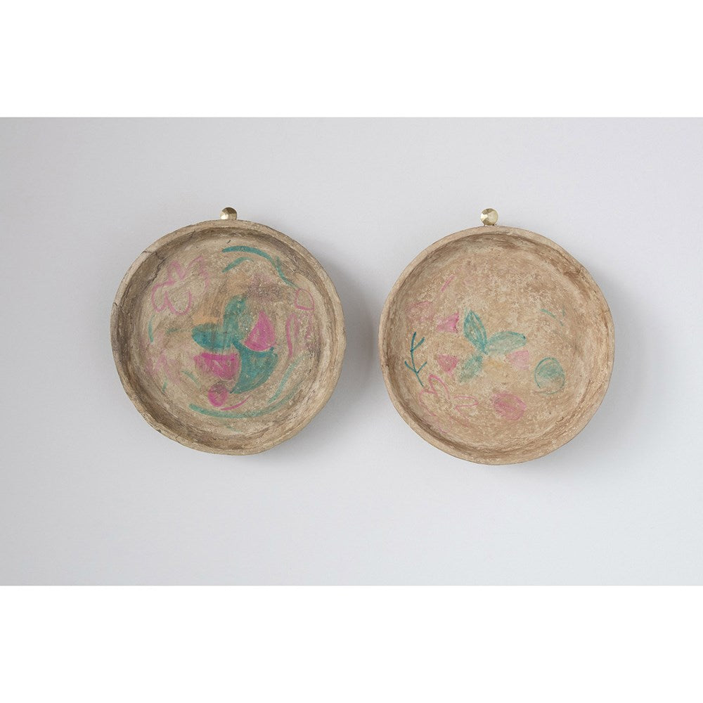 Hand-Painted Vintage Reproduction Paper Mache Tray
