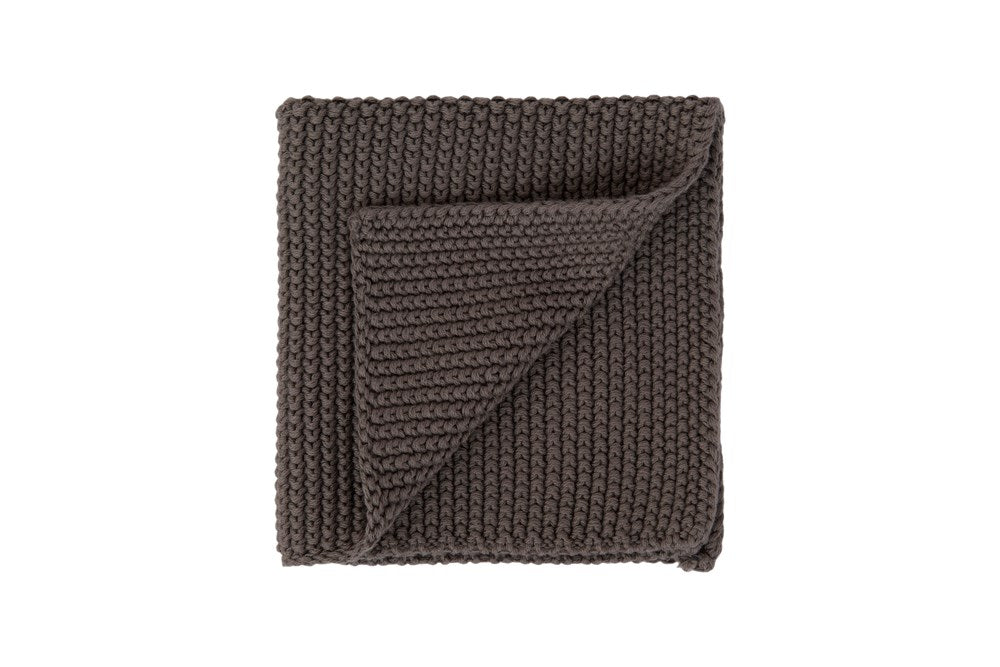Lily Square Cotton Knit Dish Cloths, Set of 2